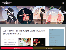 Tablet Screenshot of moonlightdancestudio.org